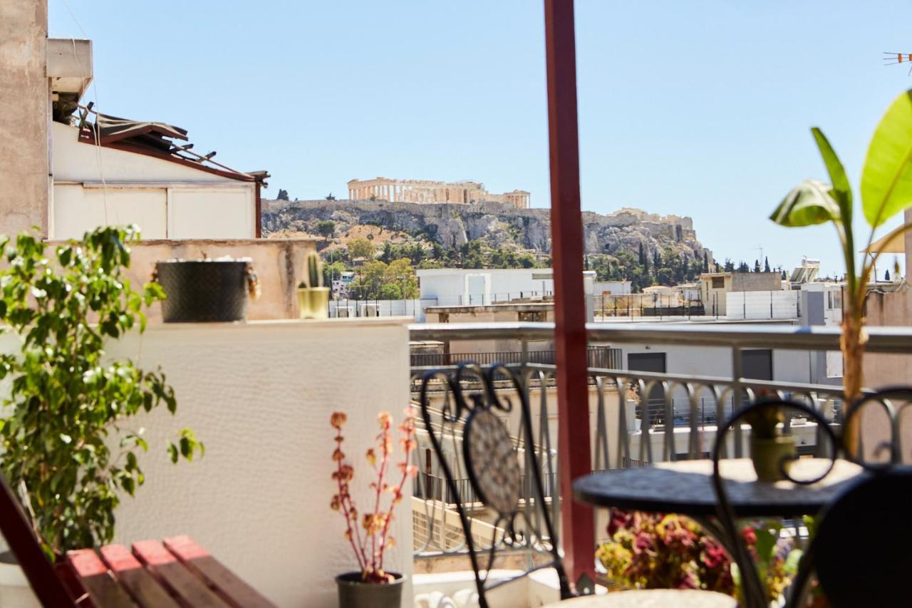 Mosaics Athens Central Studio With Acropolis View Eksteriør bilde
