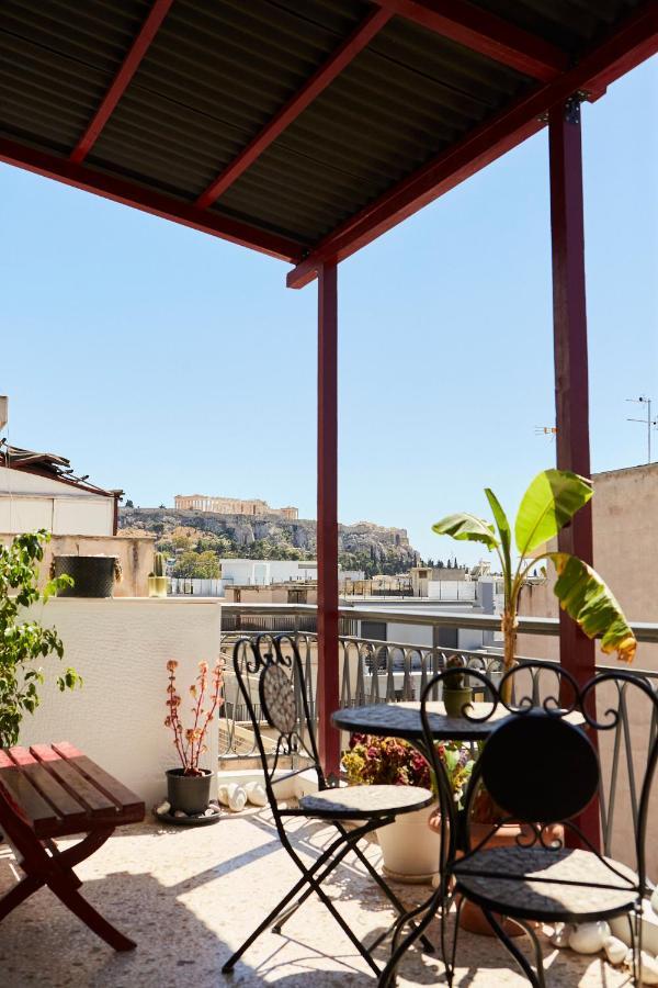 Mosaics Athens Central Studio With Acropolis View Eksteriør bilde